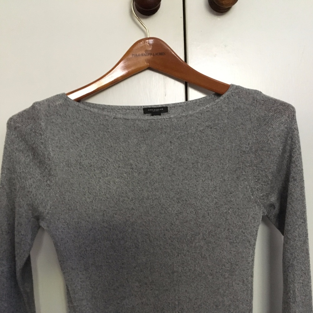 Silver Ann Taylor XXS top